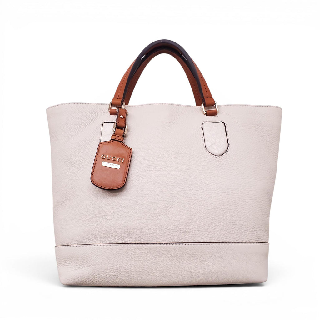GUCCI CREAM MADISON HANDLE BAG