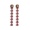 GUCCI DROPPED TIGER EARRINGS