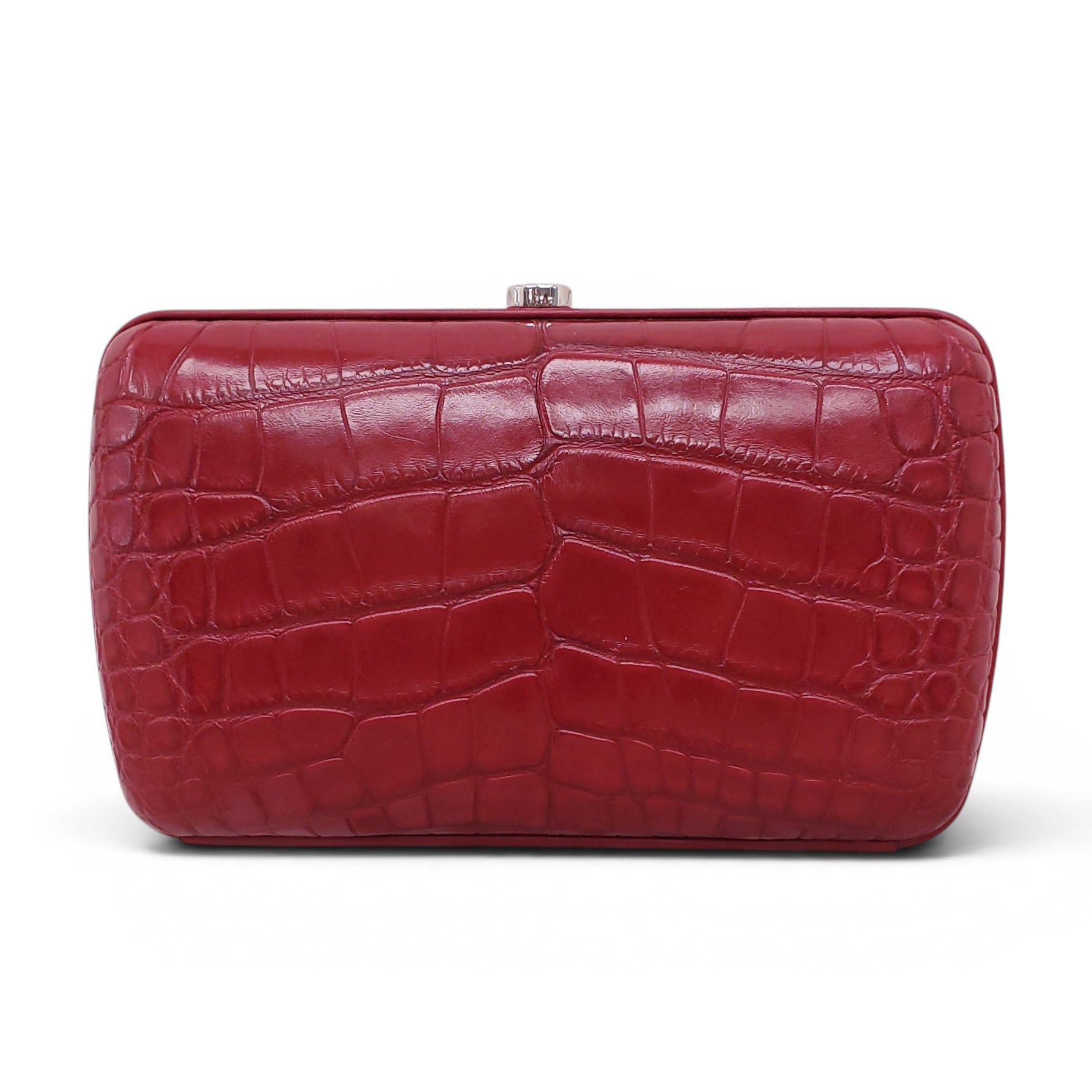 GUCCI EXOTIC RED CLUTCH
