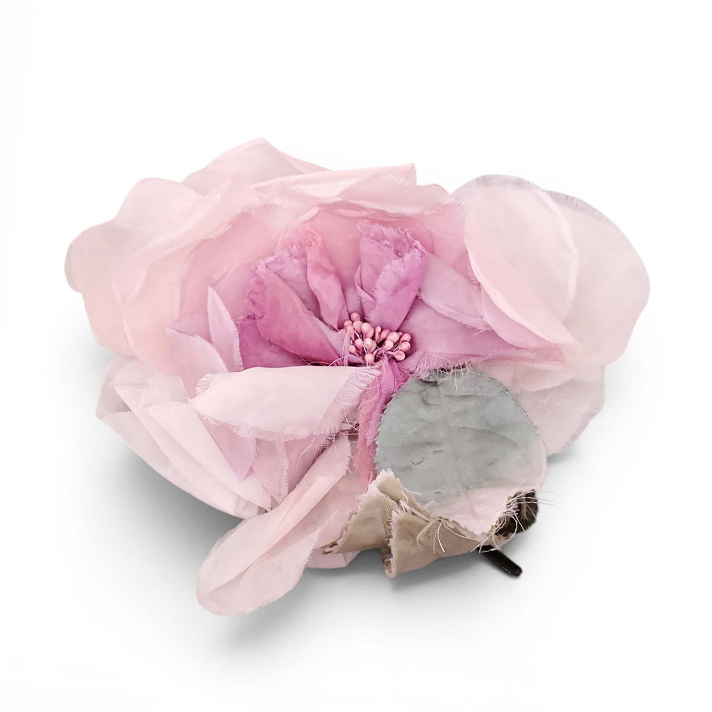 GUCCI FABRIC FLORAL BROOCH