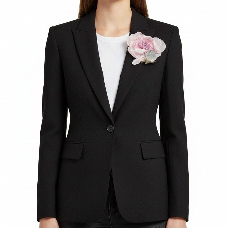 GUCCI FABRIC FLORAL BROOCH