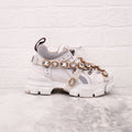 GUCCI FLASHTREK CRYSTAL SNEAKERS - SIZE 35