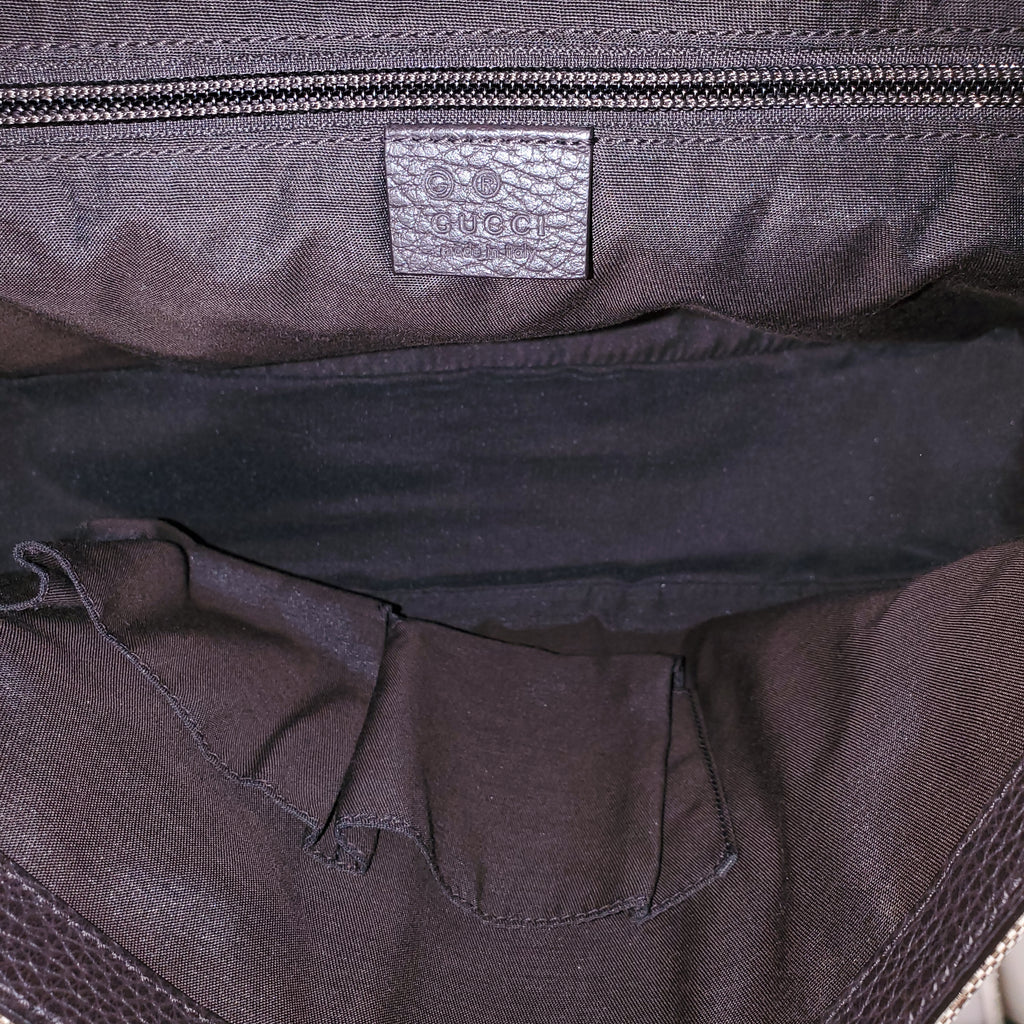 GUCCI GG CANVAS LARGE CROSSBODY BAG