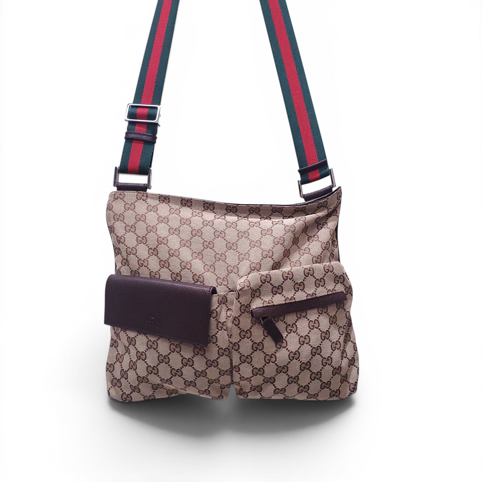 GUCCI GG MONOGRAM MESSENGER BAG