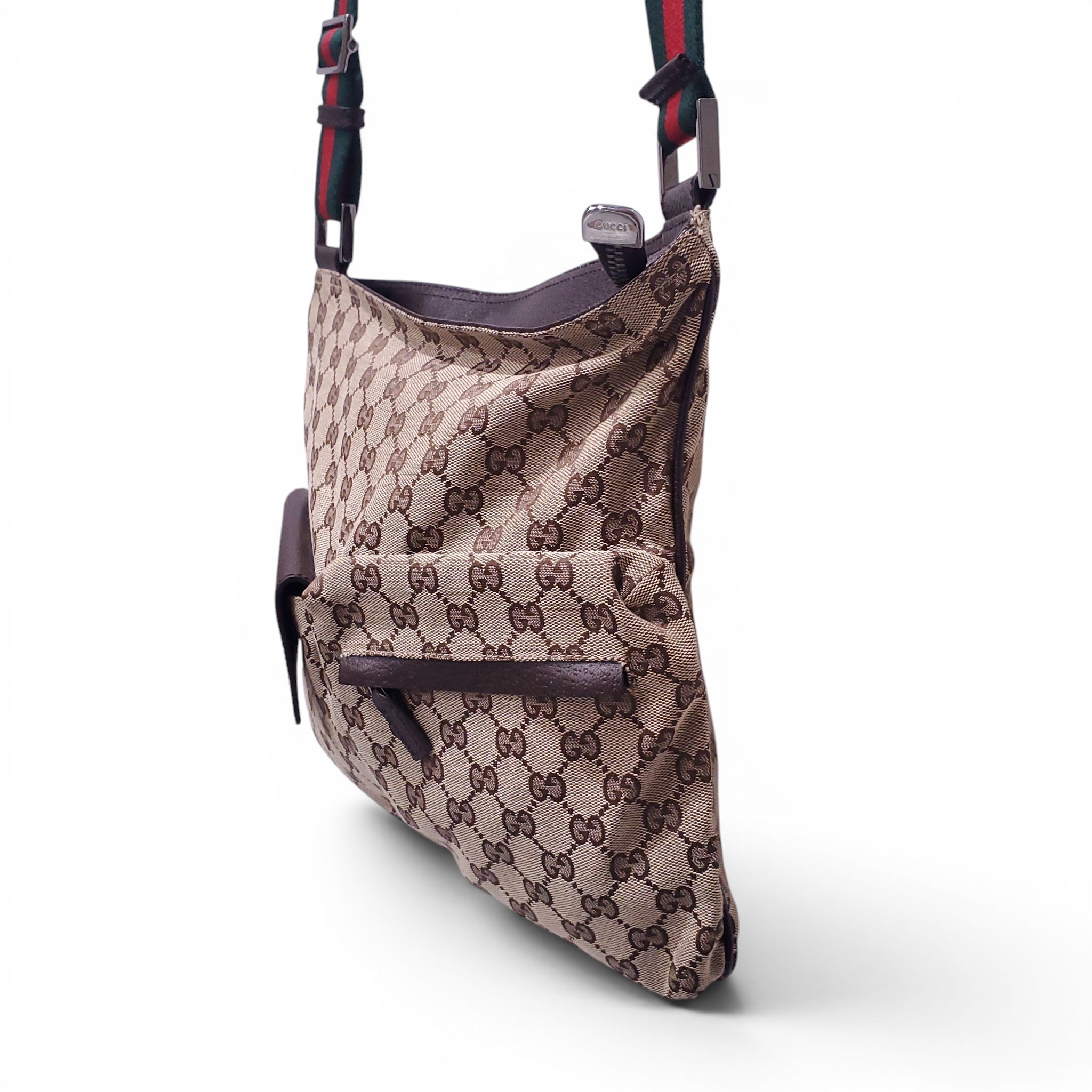 GUCCI GG MONOGRAM MESSENGER BAG