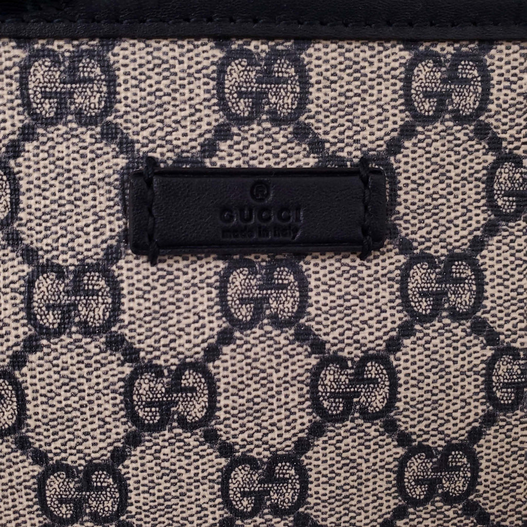 GUCCI GG SUPREME CROSSBODY BAG IN BLUE