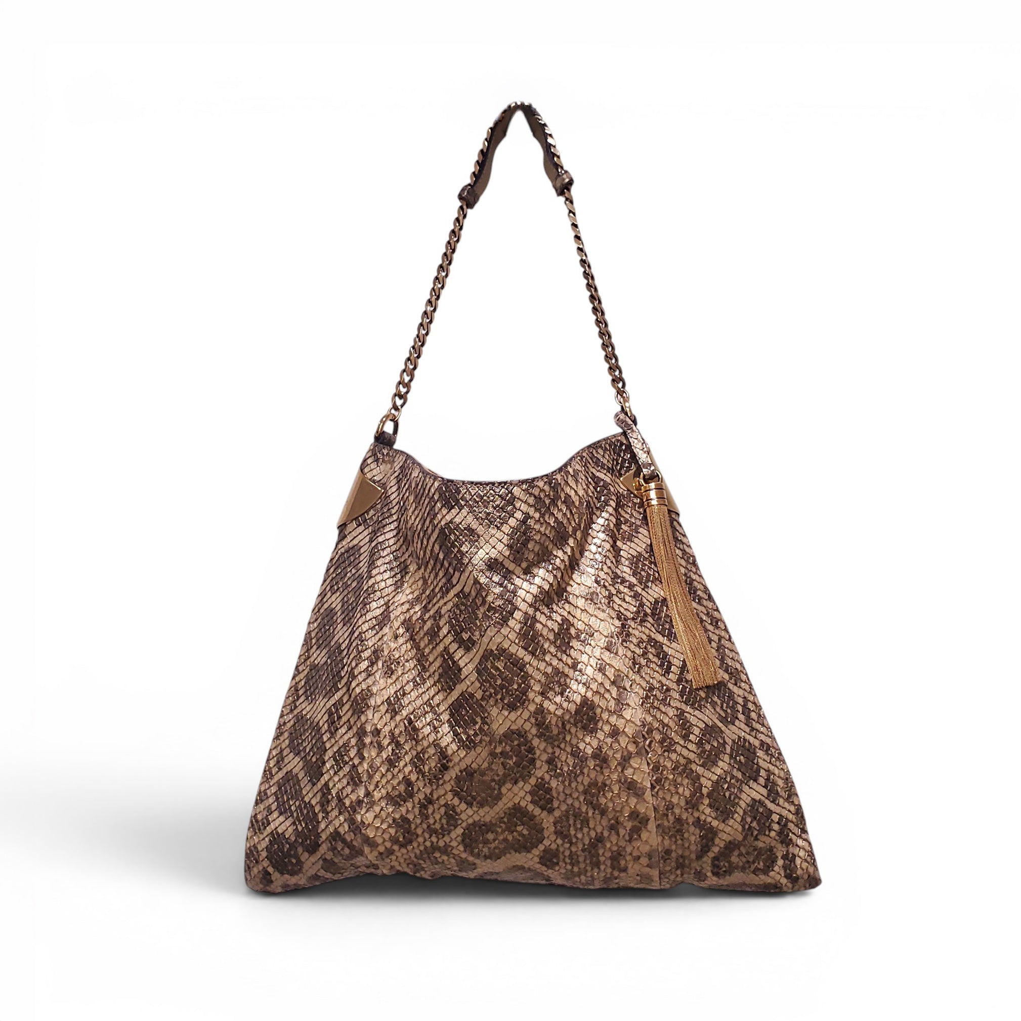 GUCCI GOLD ANACONDA 1970'S BAG