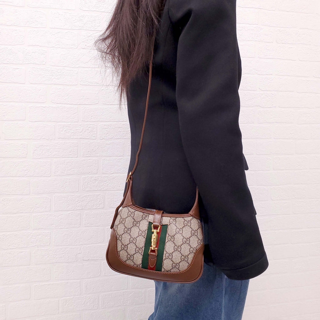 GUCCI JACKIE 1961 MINI BAG GG SUPREME FABRIC