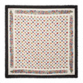 GUCCI LARGE MULTICOlOURED FLORAL PATTERNED FABRIC SHAWL