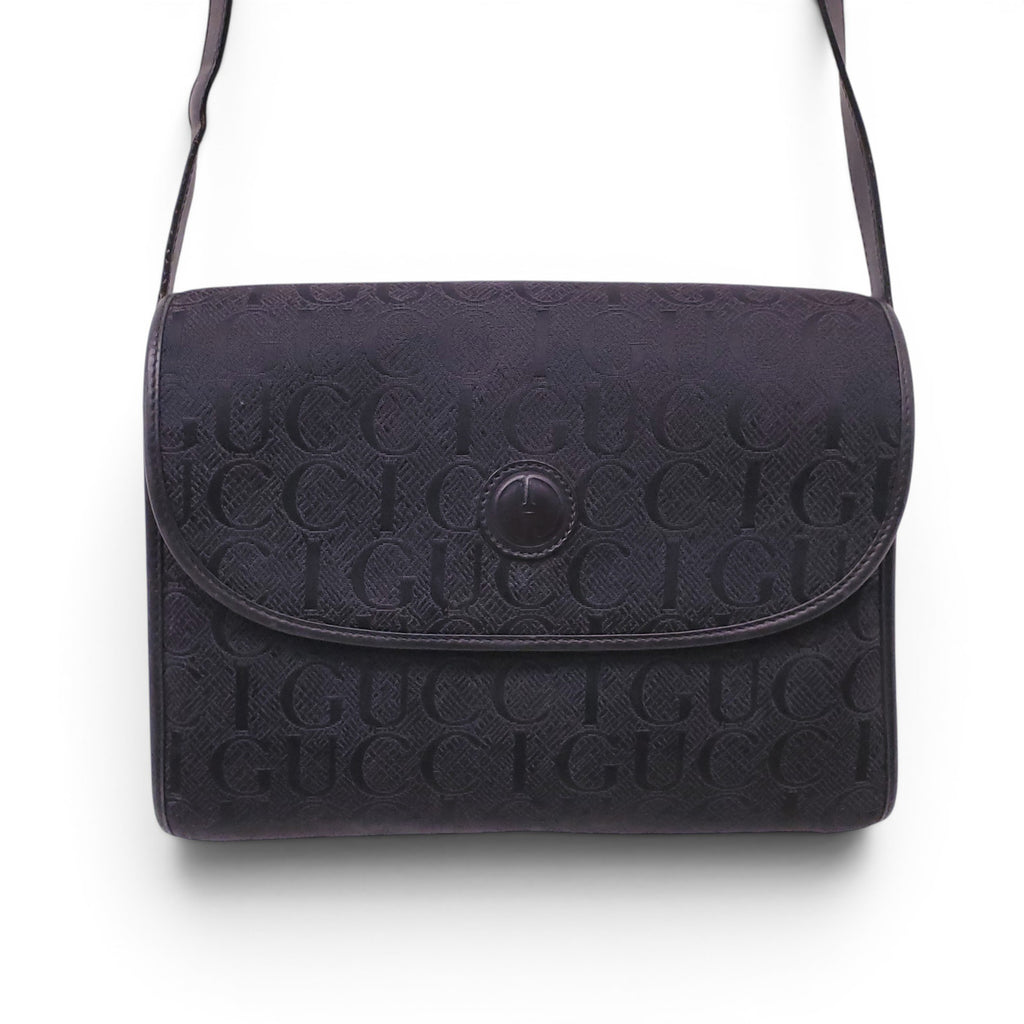 GUCCI MONOGRAM VINTAGE SATCHEL BAG