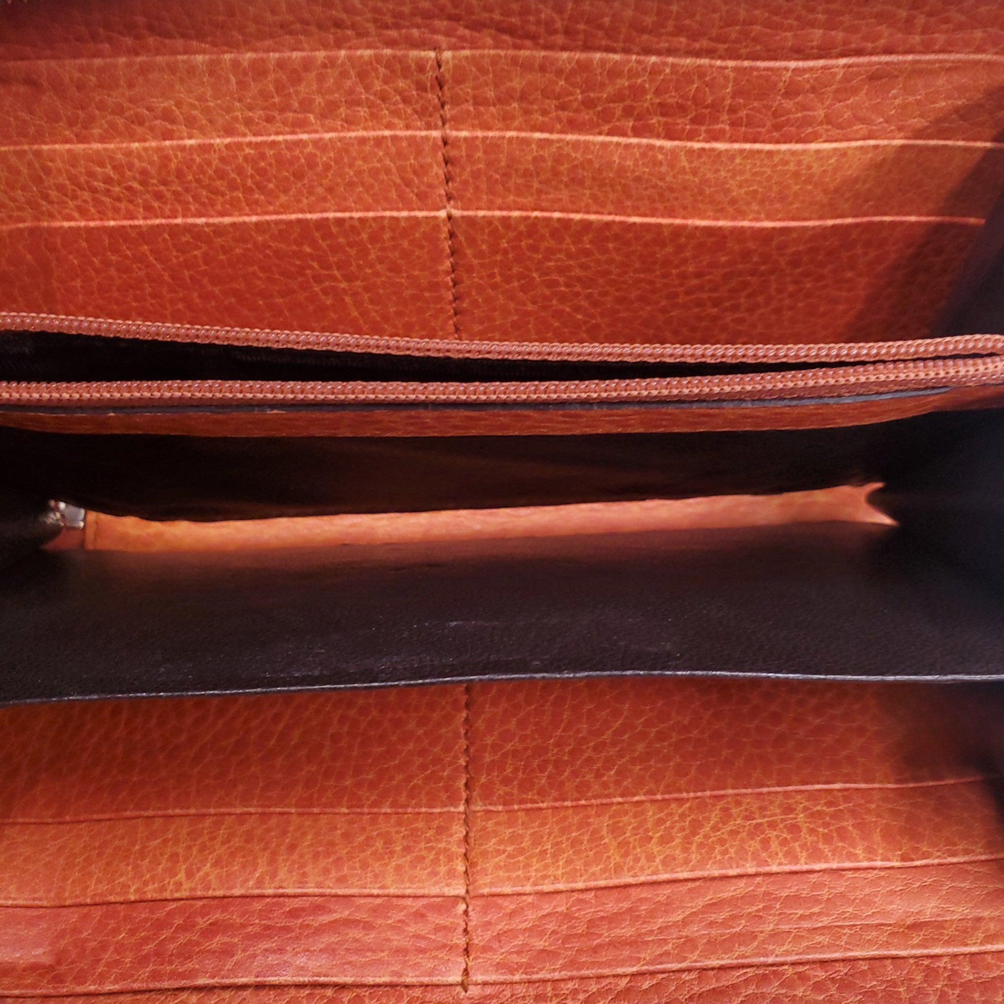 GUCCI MONOGRAM ZIP AROUND WALLET WITH BAMBOO TASSEL DETAIL