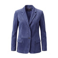 GUCCI NAVY SUEDE BLAZER - SIZE 44