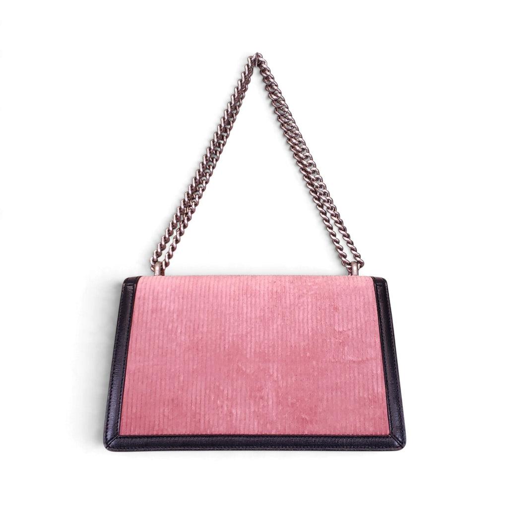 GUCCI PINK CORDUROY DIONYSUS BAG