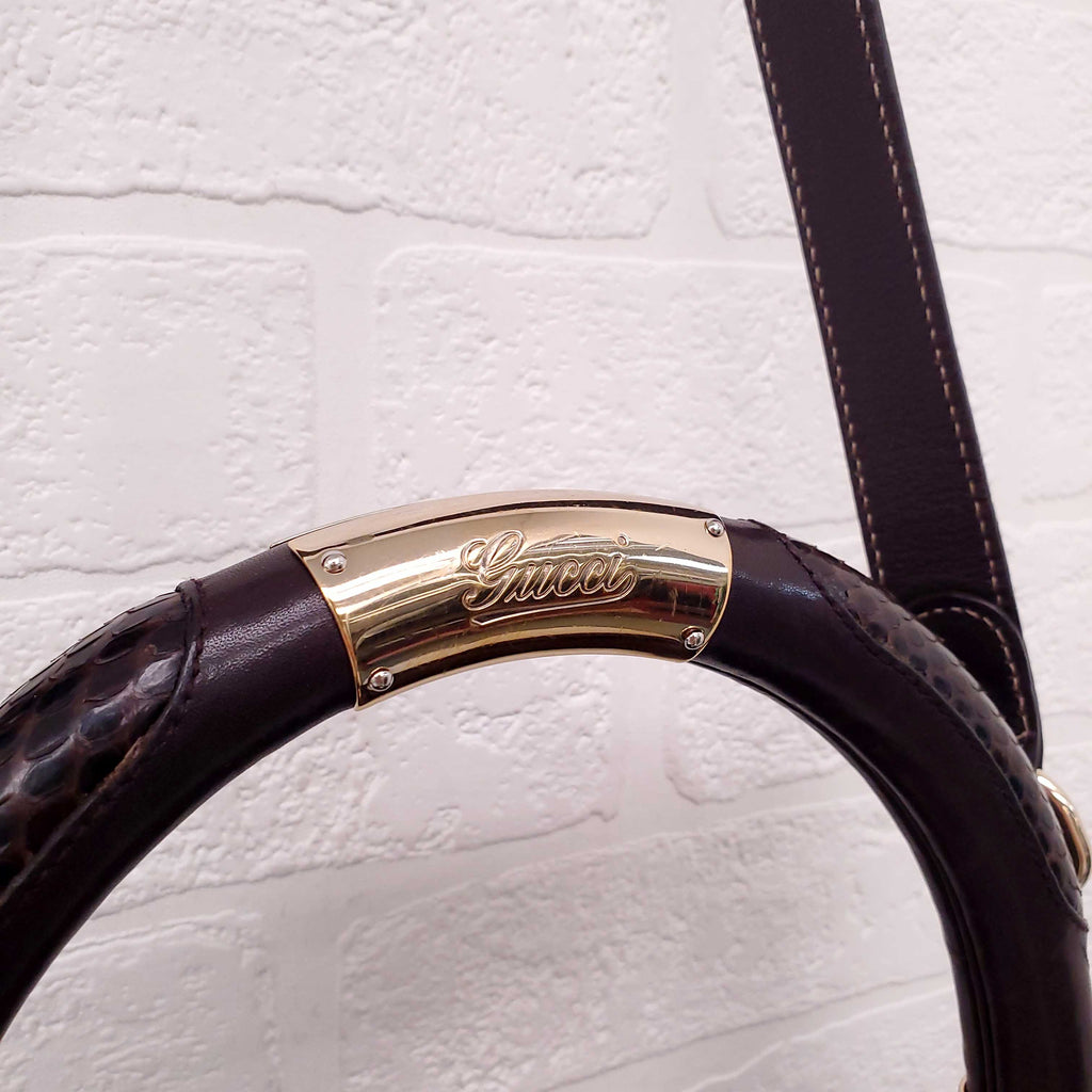 GUCCI PYTHON INDY BAG