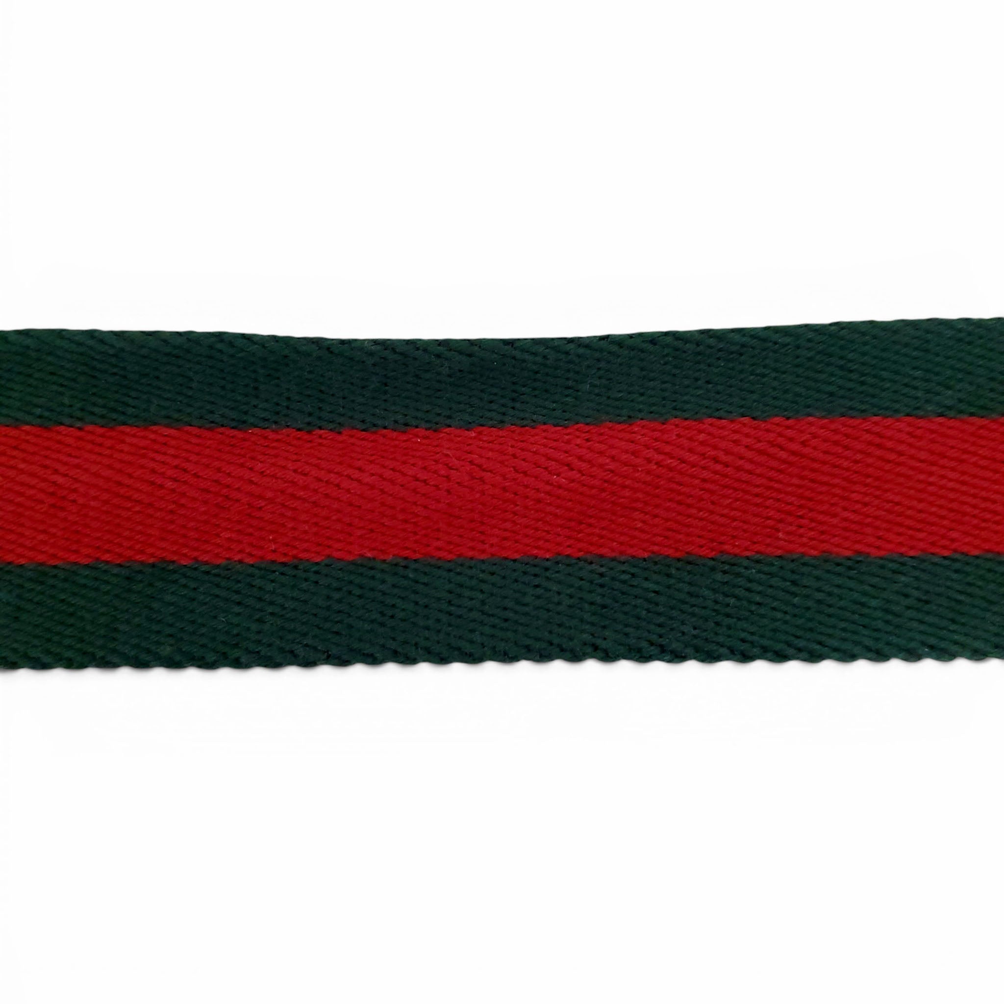 GUCCI RIBBON BELT WITH SILVER RECTANGULAR BUCKLE - SIZE 90