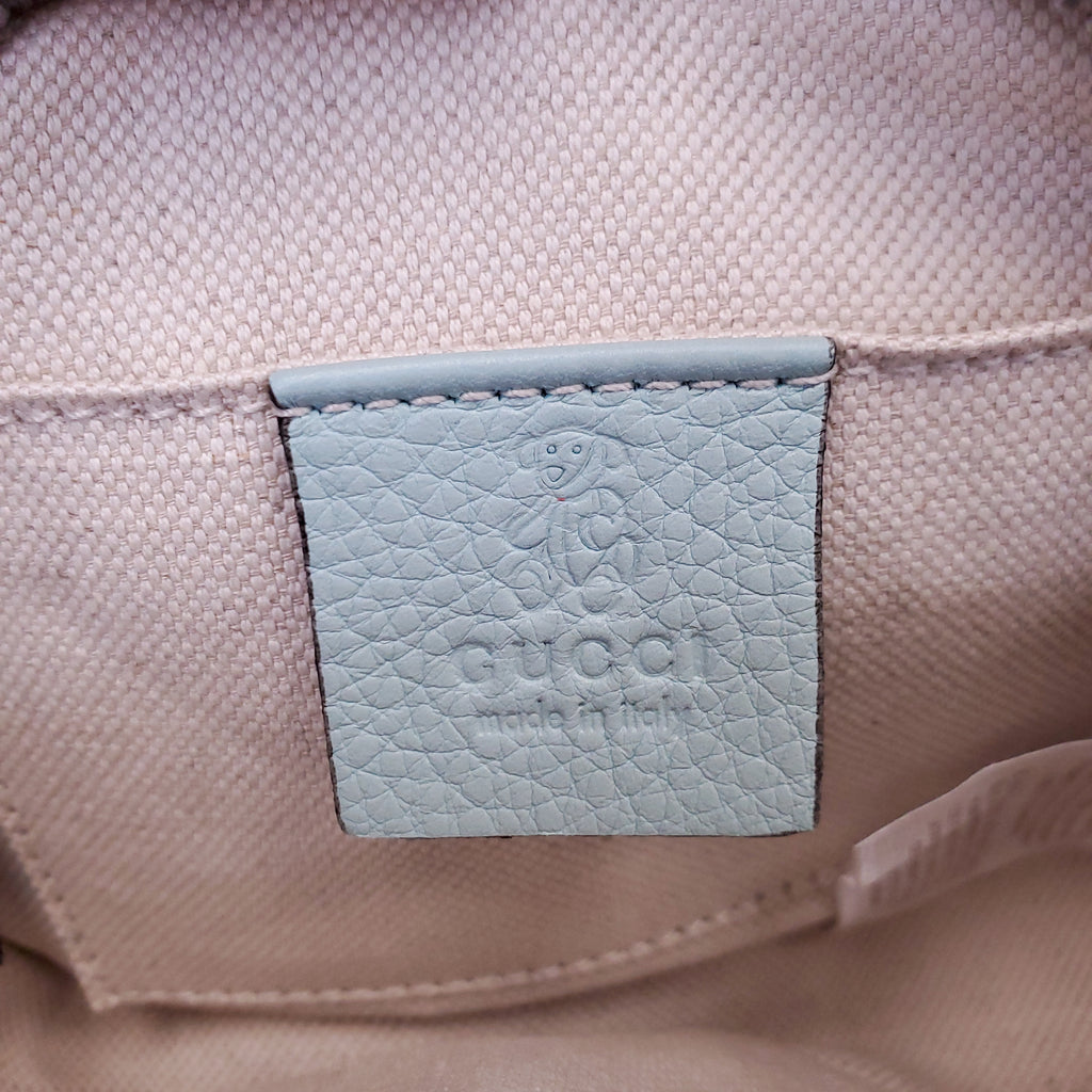 GUCCI SEAFOAM SMALL SOHO BAG