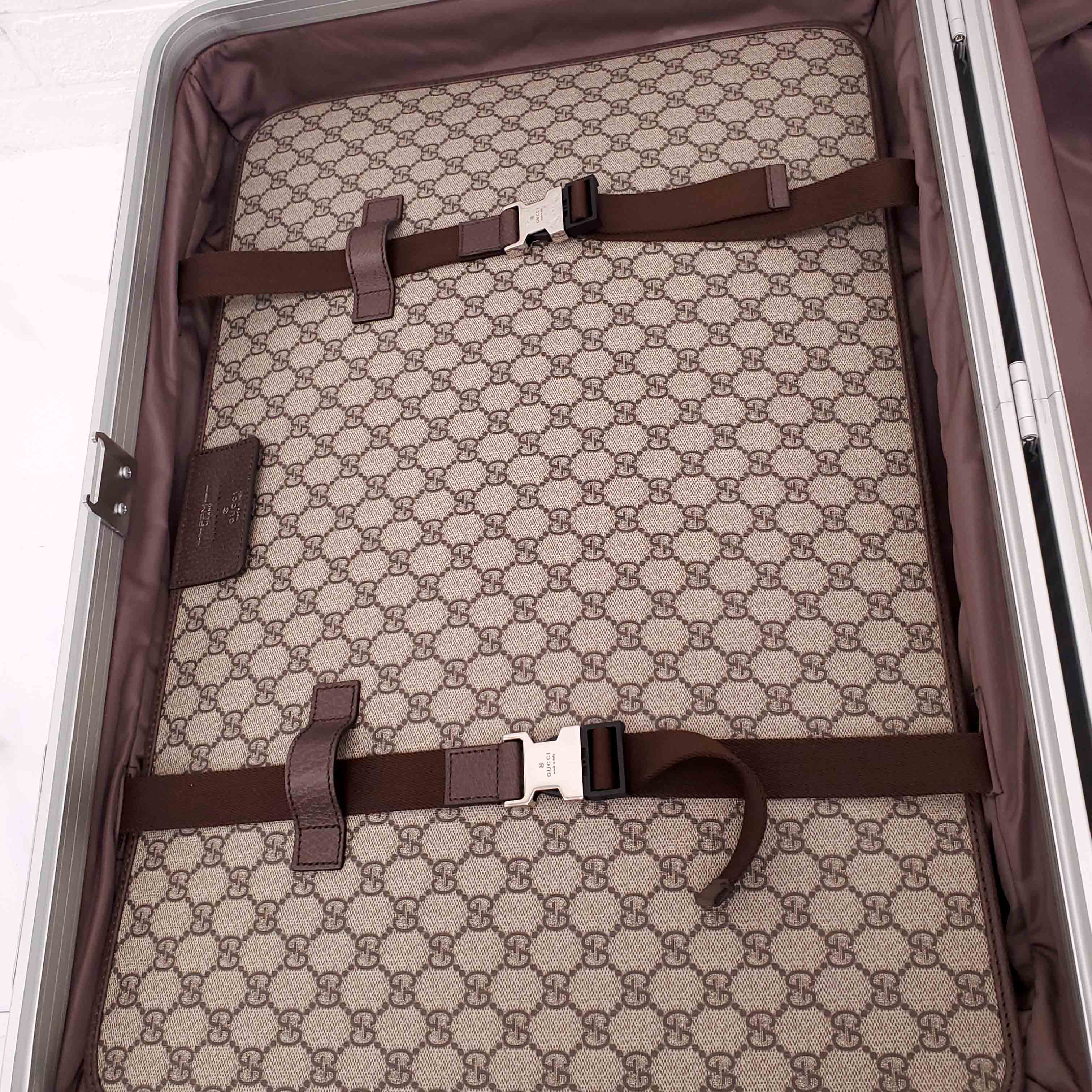 GUCCI SILVER LUGGAGE