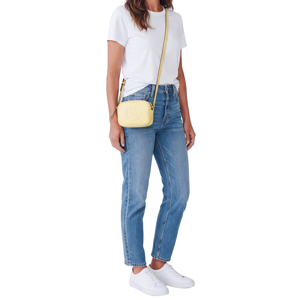 GUCCI YELLOW SMALL SOHO BAG
