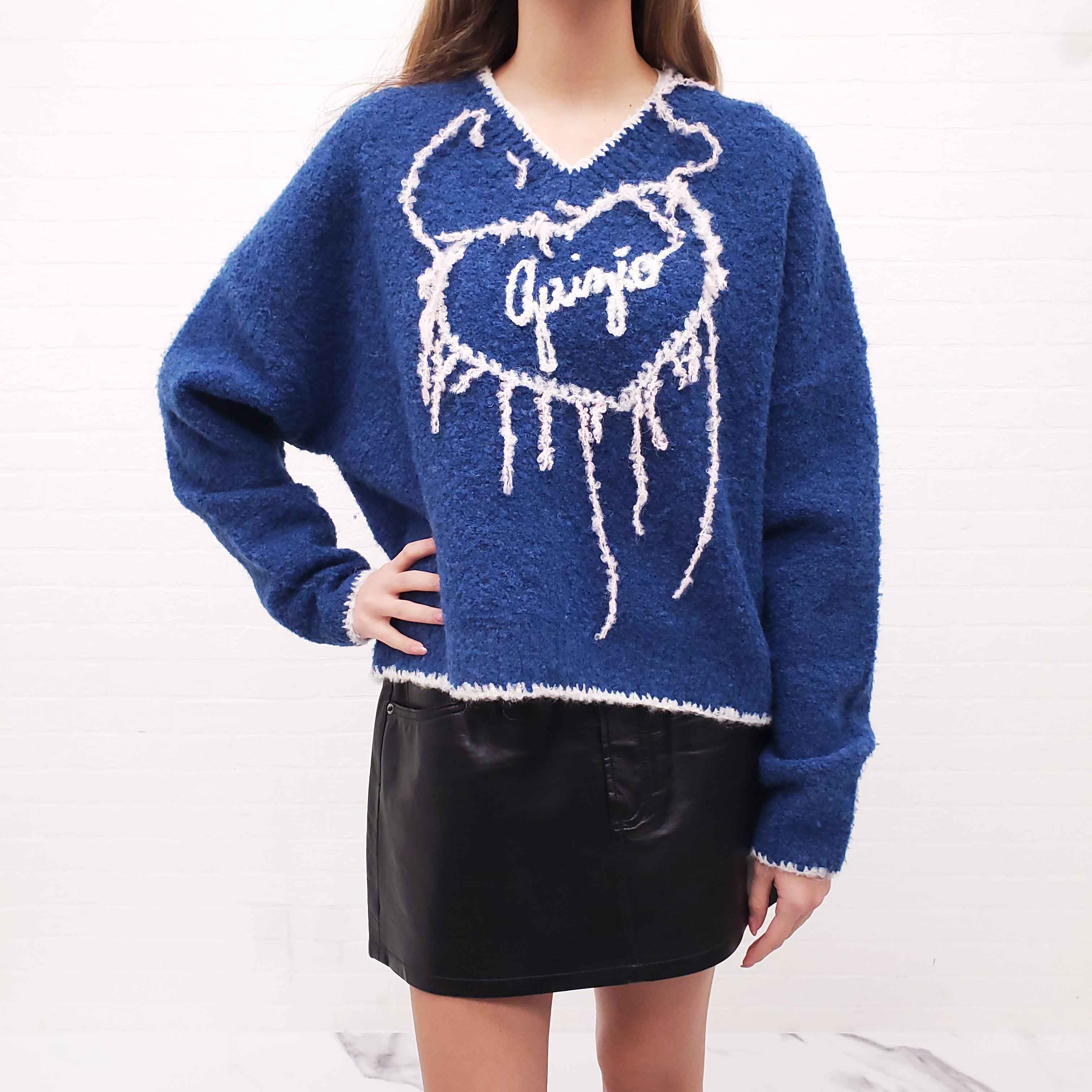 GUIZIO HEART SWEATER - SIZE S