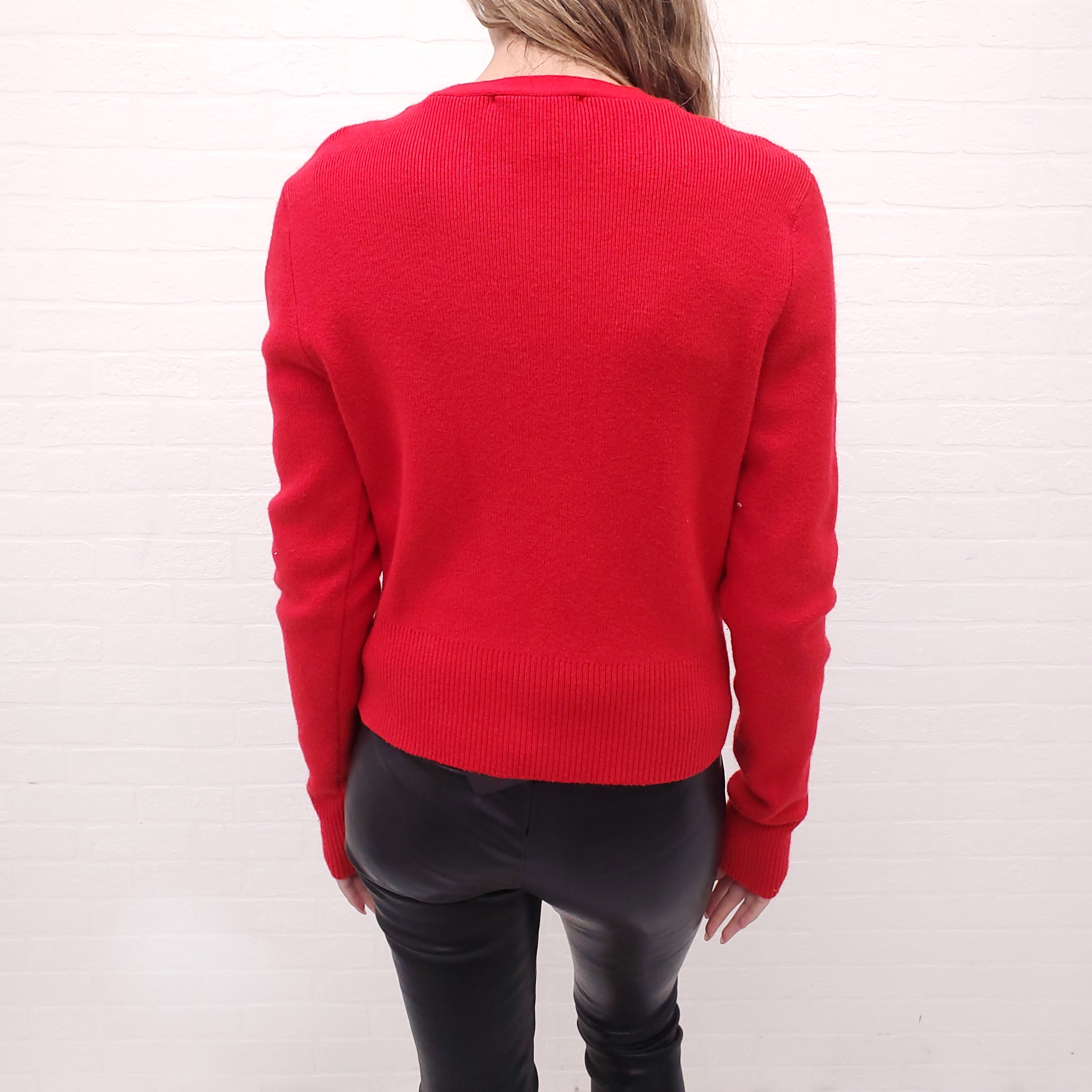 GUIZIO RED CARDIGAN - SIZE M