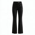 VERSACE BLACK DRAPED TROUSERS - SIZE 42