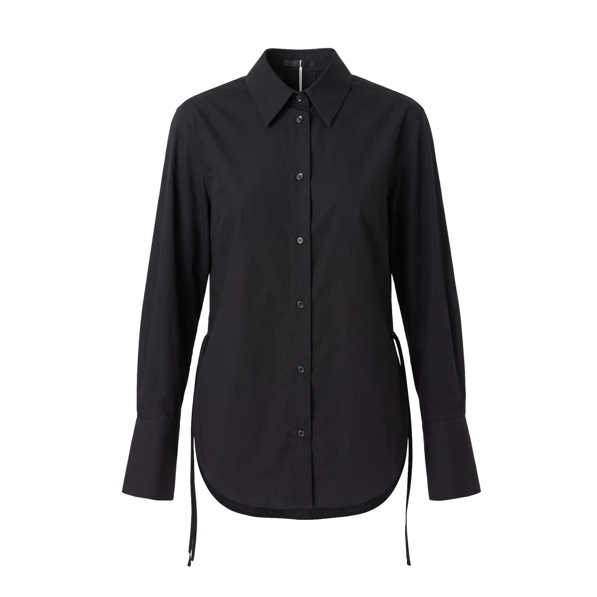 HELMUT LANG BLACK CUT OUT BLOUSE - SIZE S