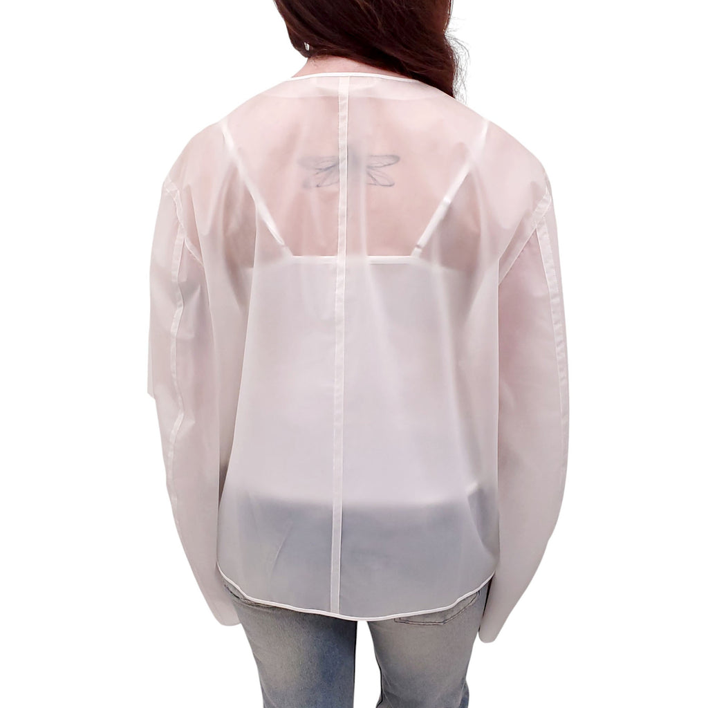 HELMUT LANG CLEAR RAINCOAT - SIZE M