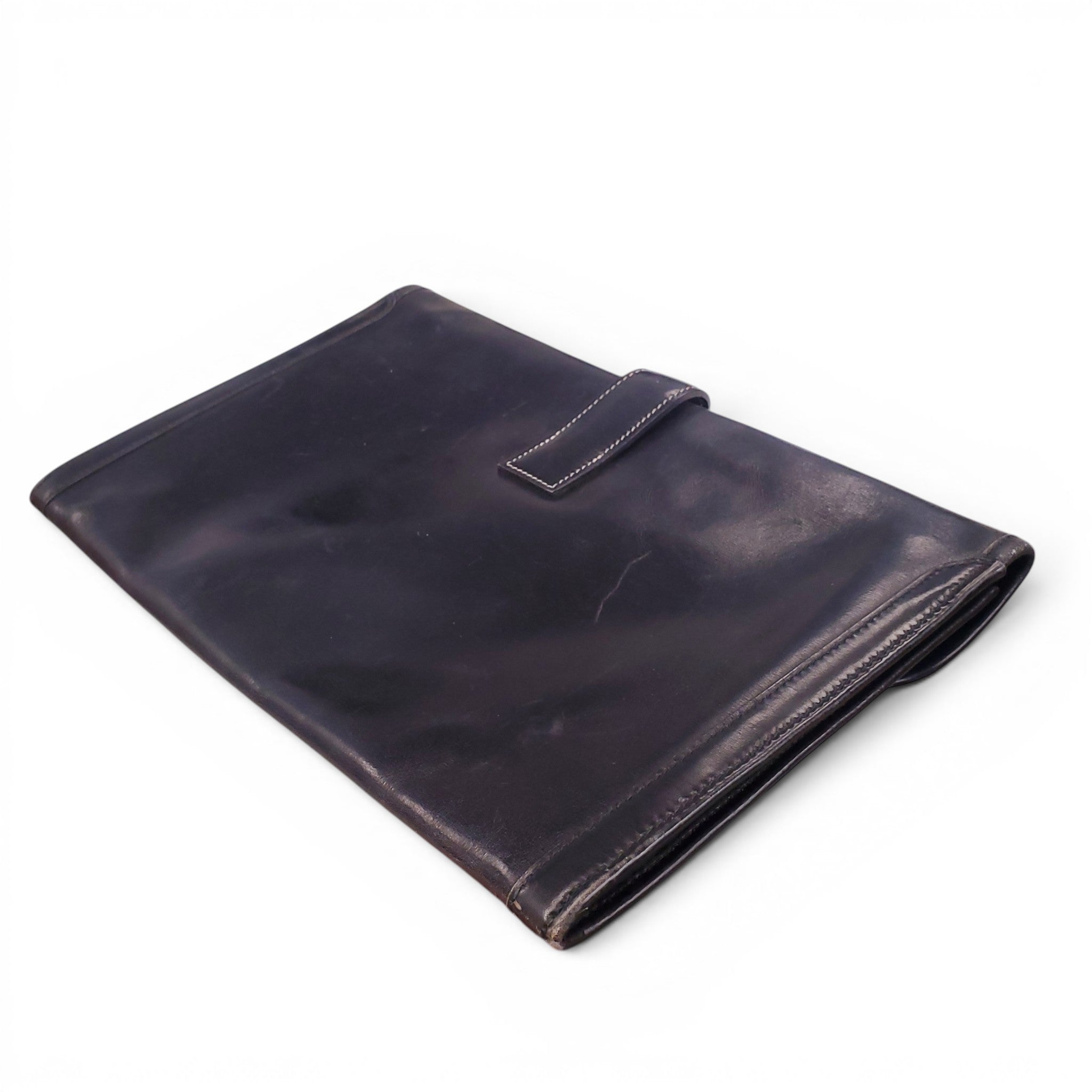 HERMÈS BLACK JIGE CLUTCH