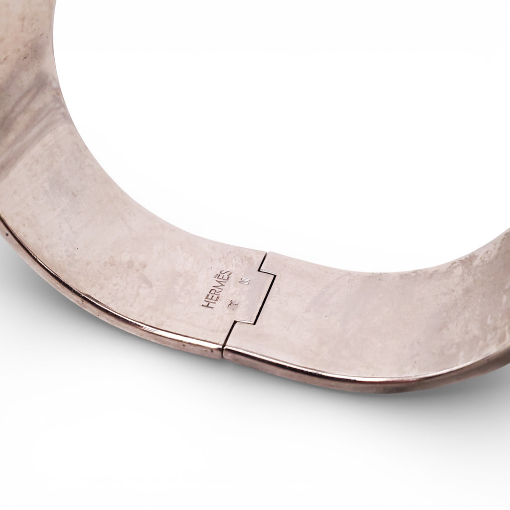 HERMÈS BLACK 'CLIC CLAC H' BANGLE