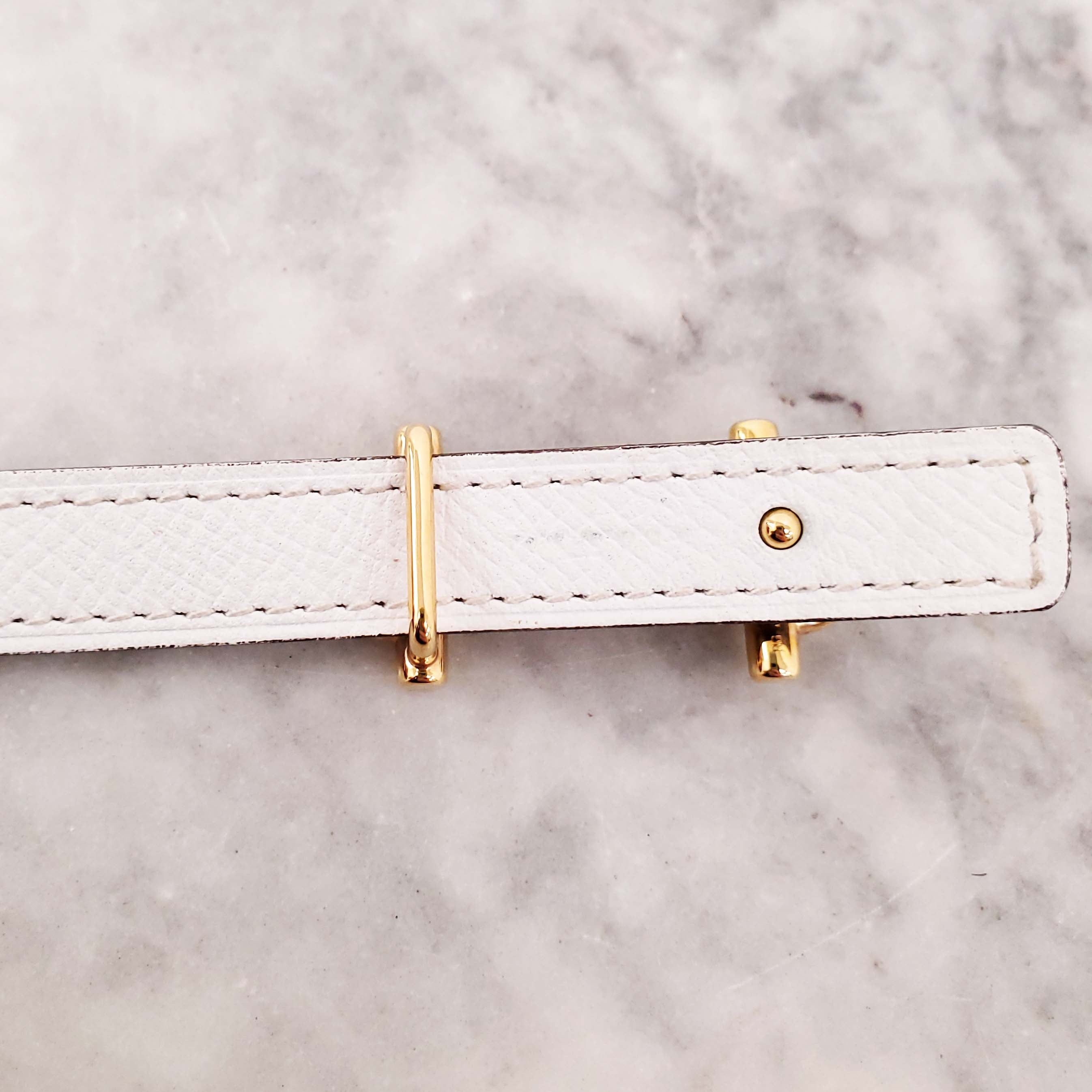 HERMÈS REVERSIBLE GAMMA BELT - SIZE 80