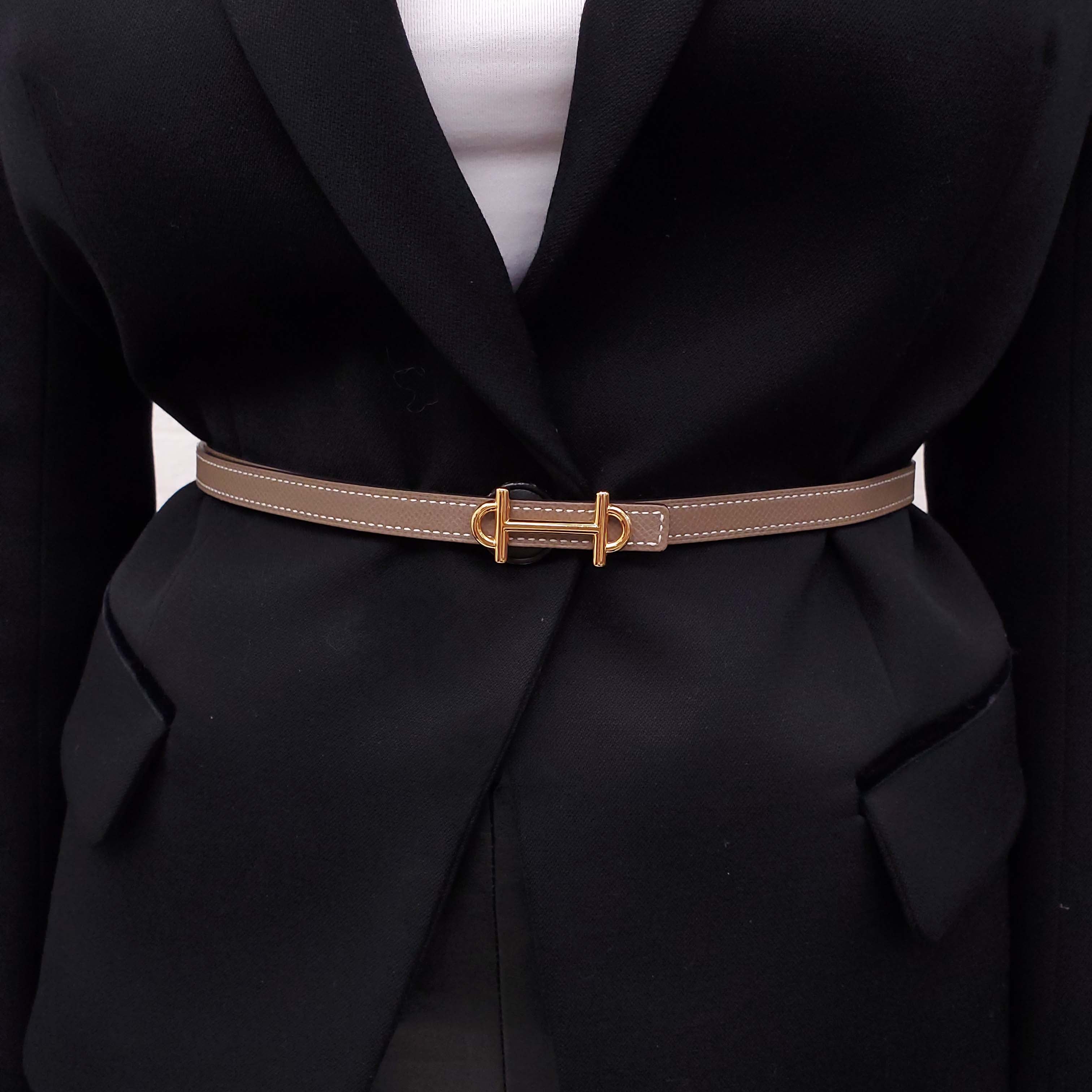 HERMÈS REVERSIBLE GAMMA BELT - SIZE 80