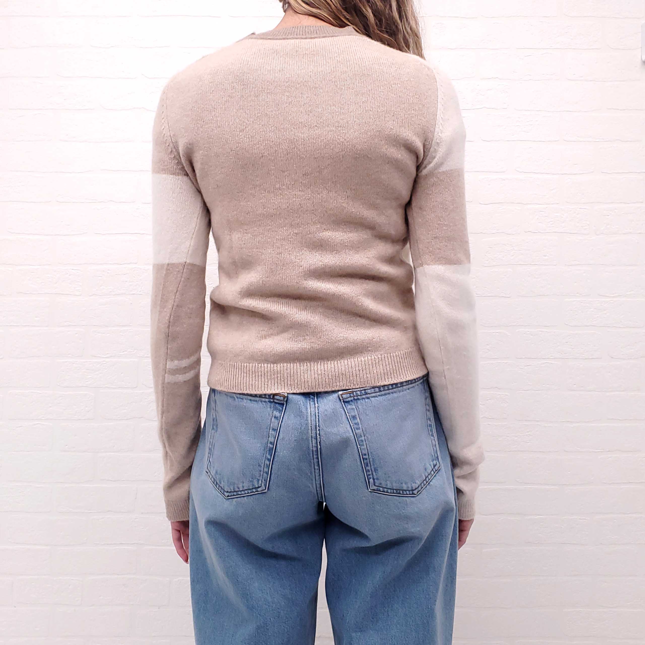 HERMÈS HORSE CASHMERE SWEATER - SIZE 36