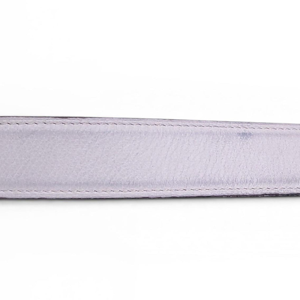 HERMÈS OVAL H LOGO REVERSIBLE BELT - SIZE 85