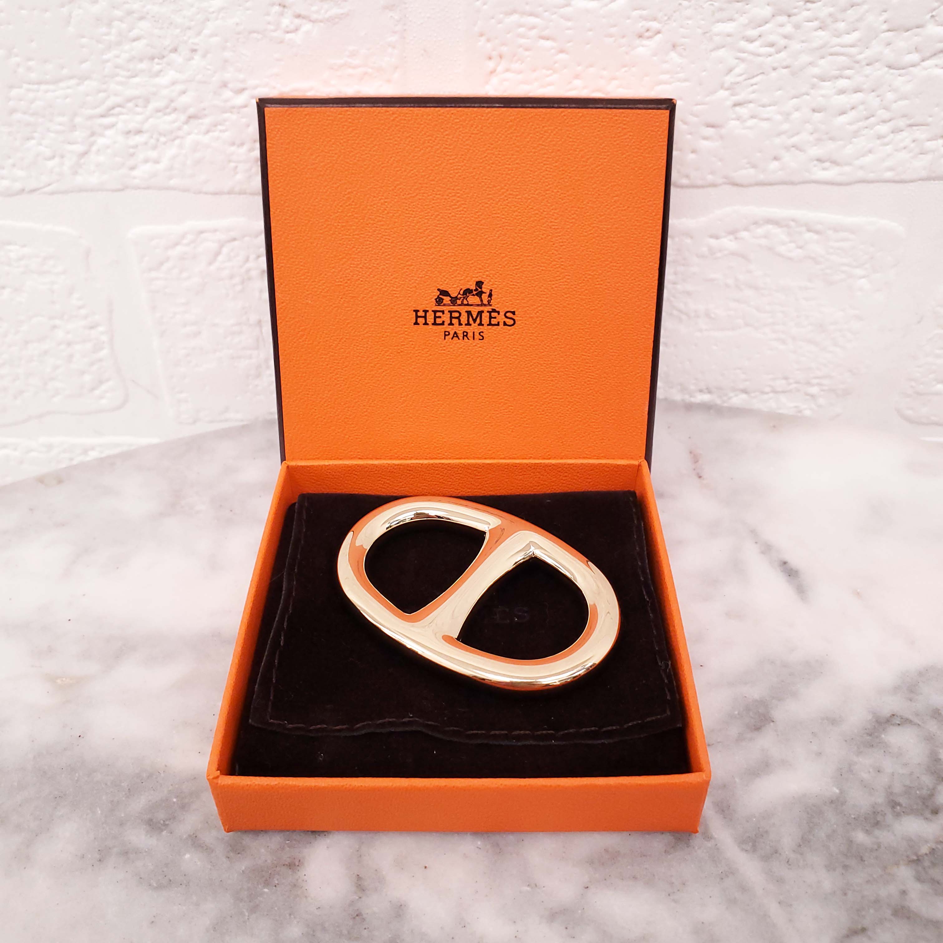 HERMÈS SCARF RING