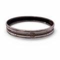 HERMÈS THIN BELT BUCKLE PATTERNED BANGLE - SIZE 70 MM