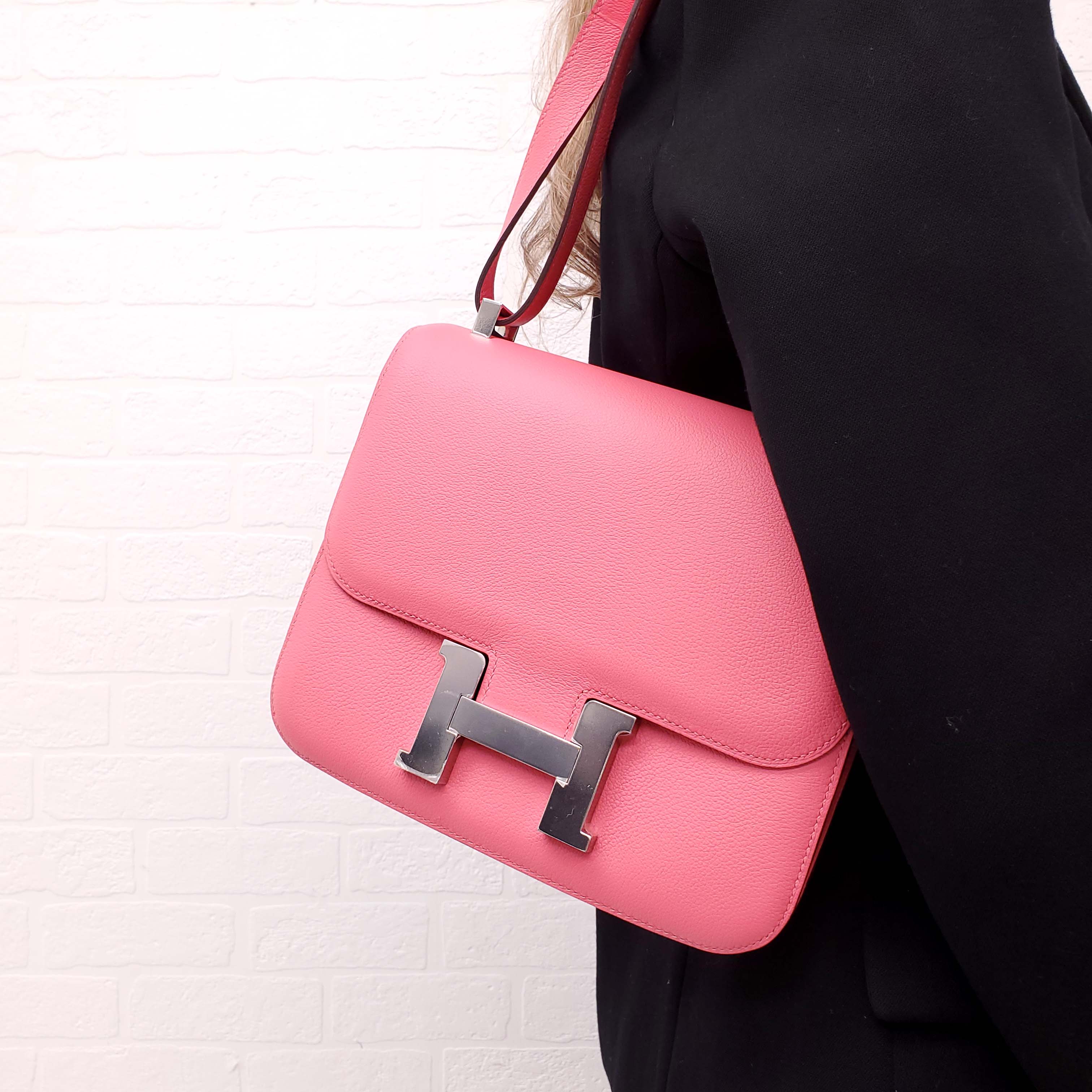 HERMÈS 'CONSTANCE 24' IN ROSE AZALEA EVERCOLOR