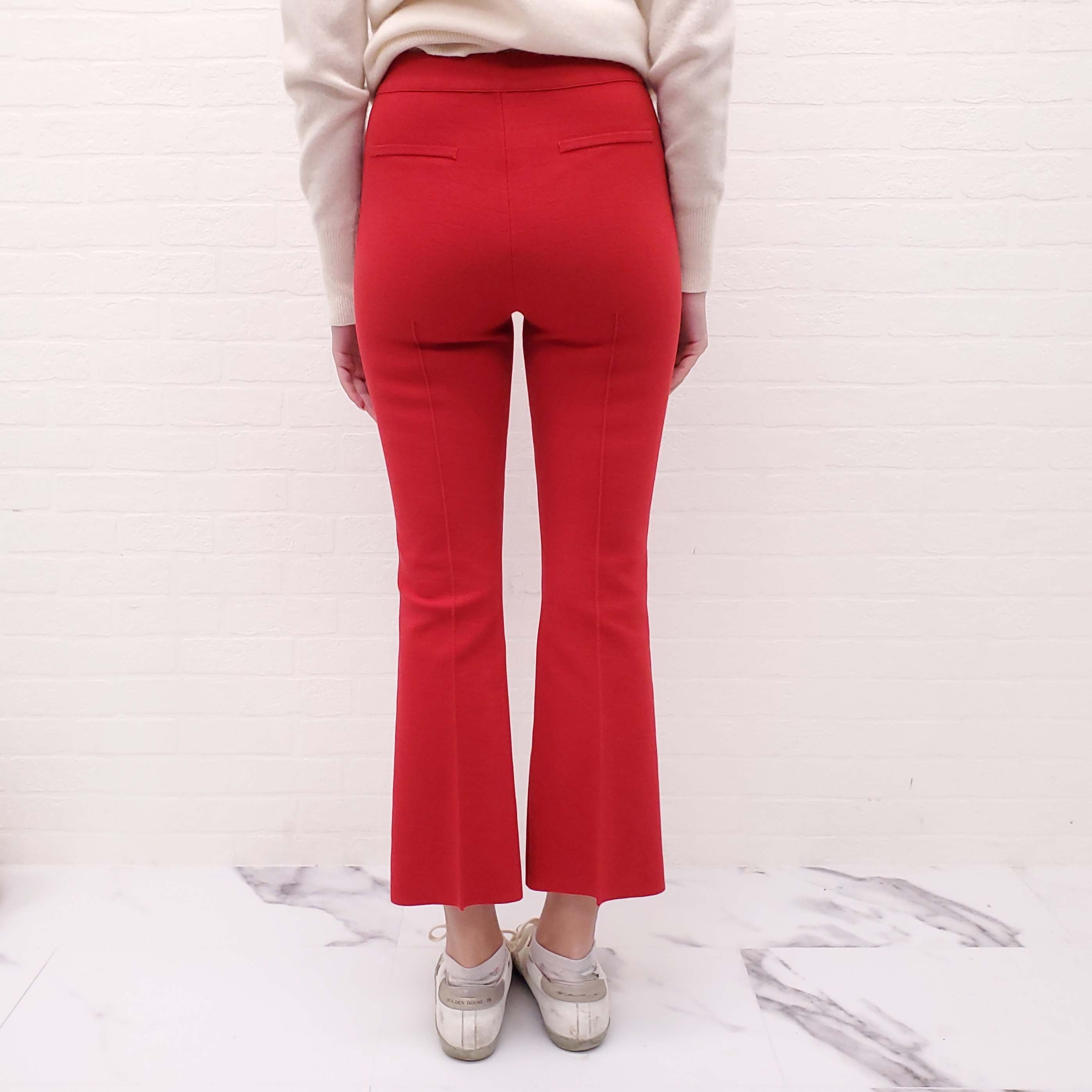 HIGH SPORT RED TROUSERS - SIZE S