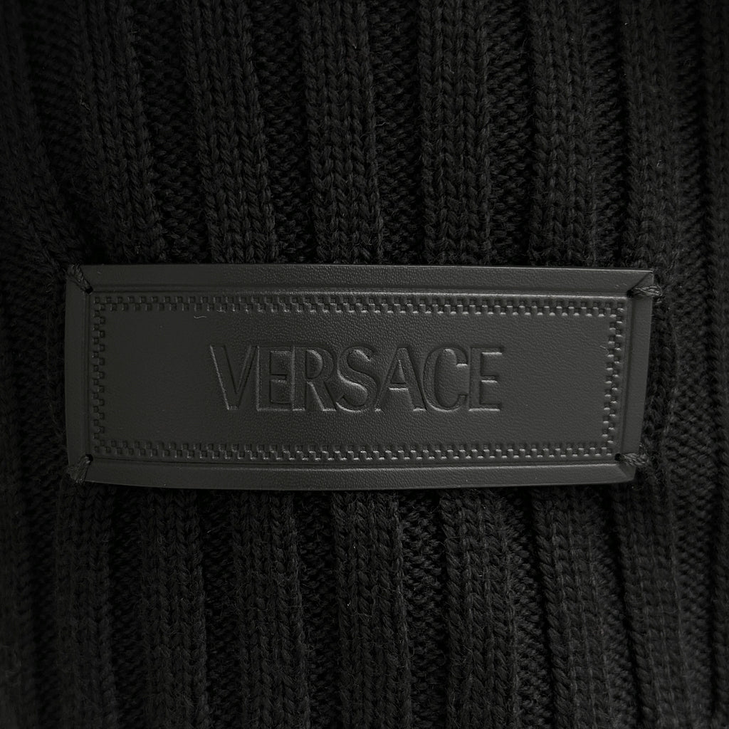 VERSACE BUCKLE KNIT UNISEX TANK TOP WITH LOGO - SIZE 52