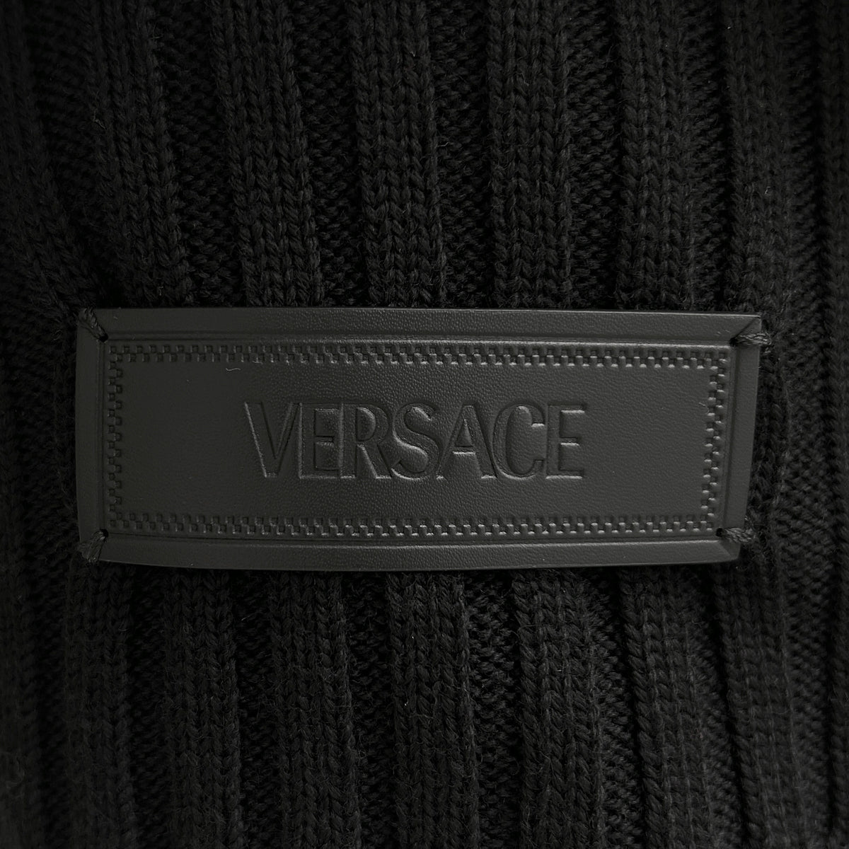 VERSACE BUCKLE KNIT UNISEX TANK TOP WITH LOGO - SIZE 52