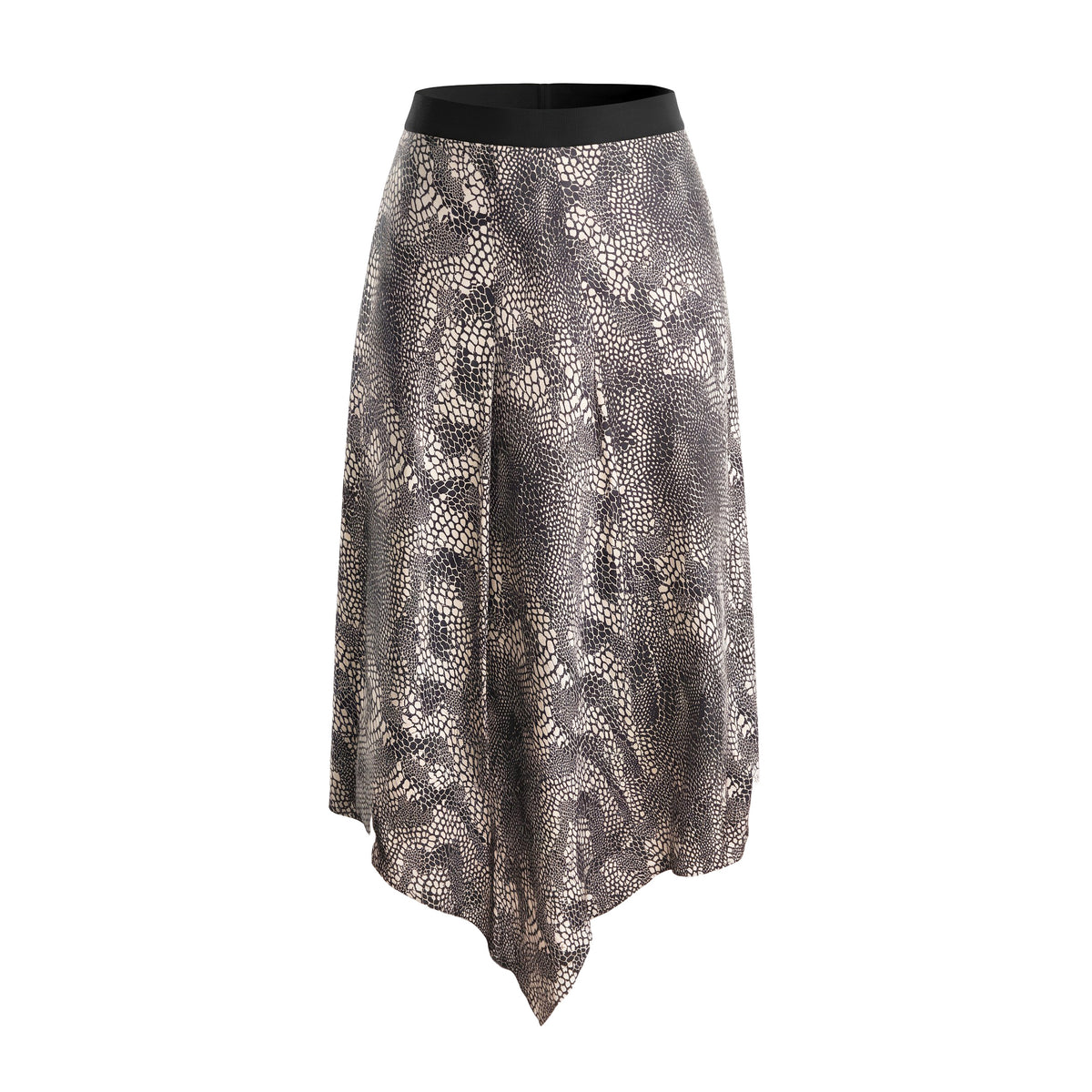 ISABEL MARANT BLACK AND CREAM PATTERNED SKIRT - SIZE 38