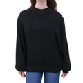 ISABEL MARANT BLACK PULL ADELE SWEATER - SIZE 40