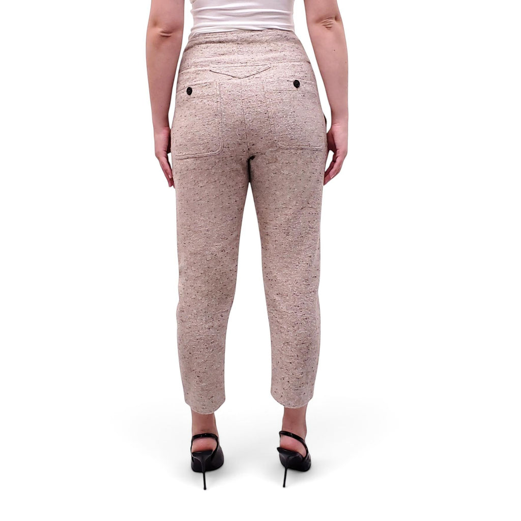 ISABEL MARANT ÉTOILE TAUPE COTTON BLEND SUIT - SIZE 34
