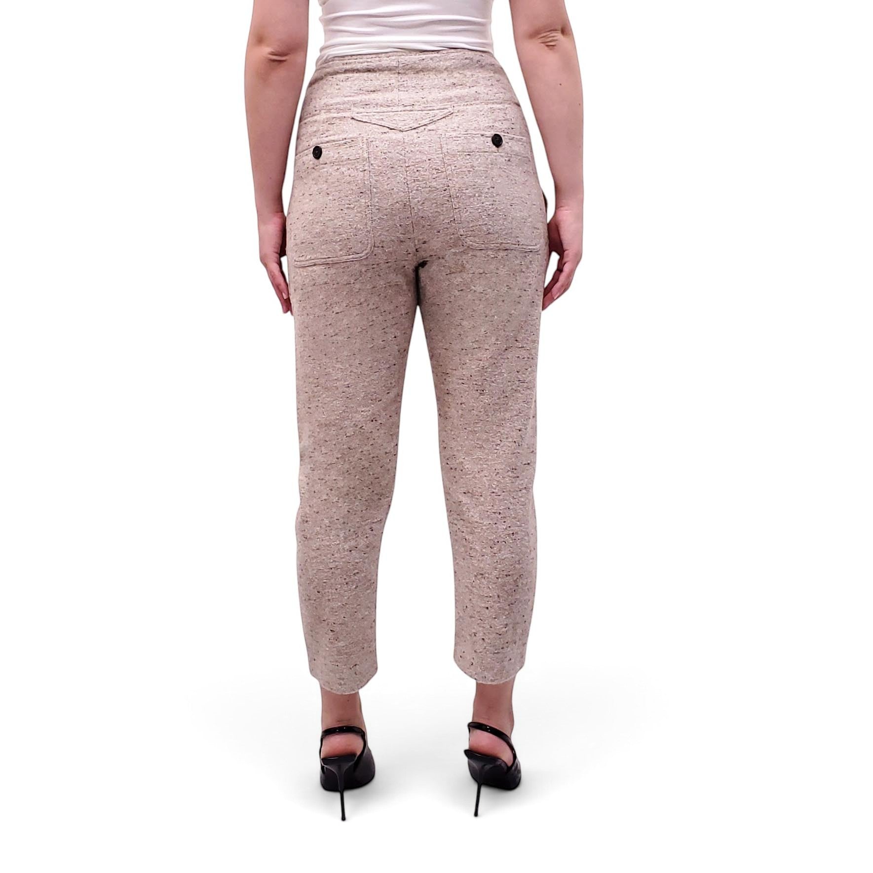 ISABEL MARANT ÉTOILE TAUPE COTTON BLEND SUIT - SIZE 34