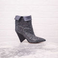ISABEL MARANT GLITTER BOOTS - SIZE 39