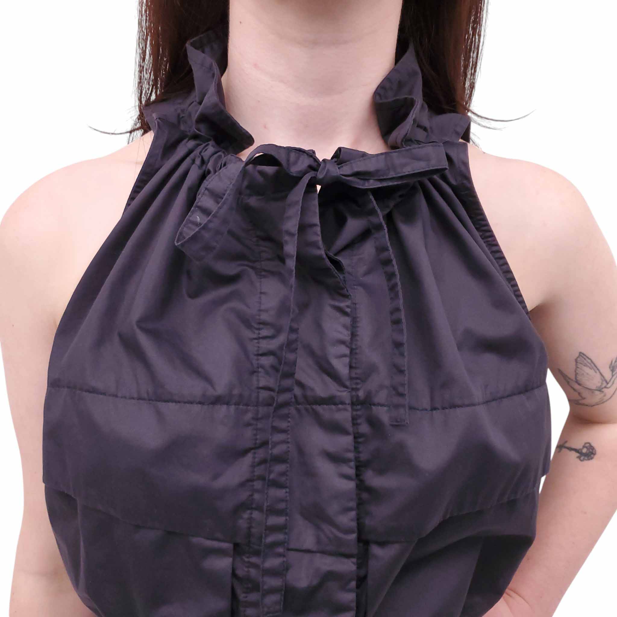 ISABEL MARANT NAVY COTTON PANTS SET - SIZE 40/38