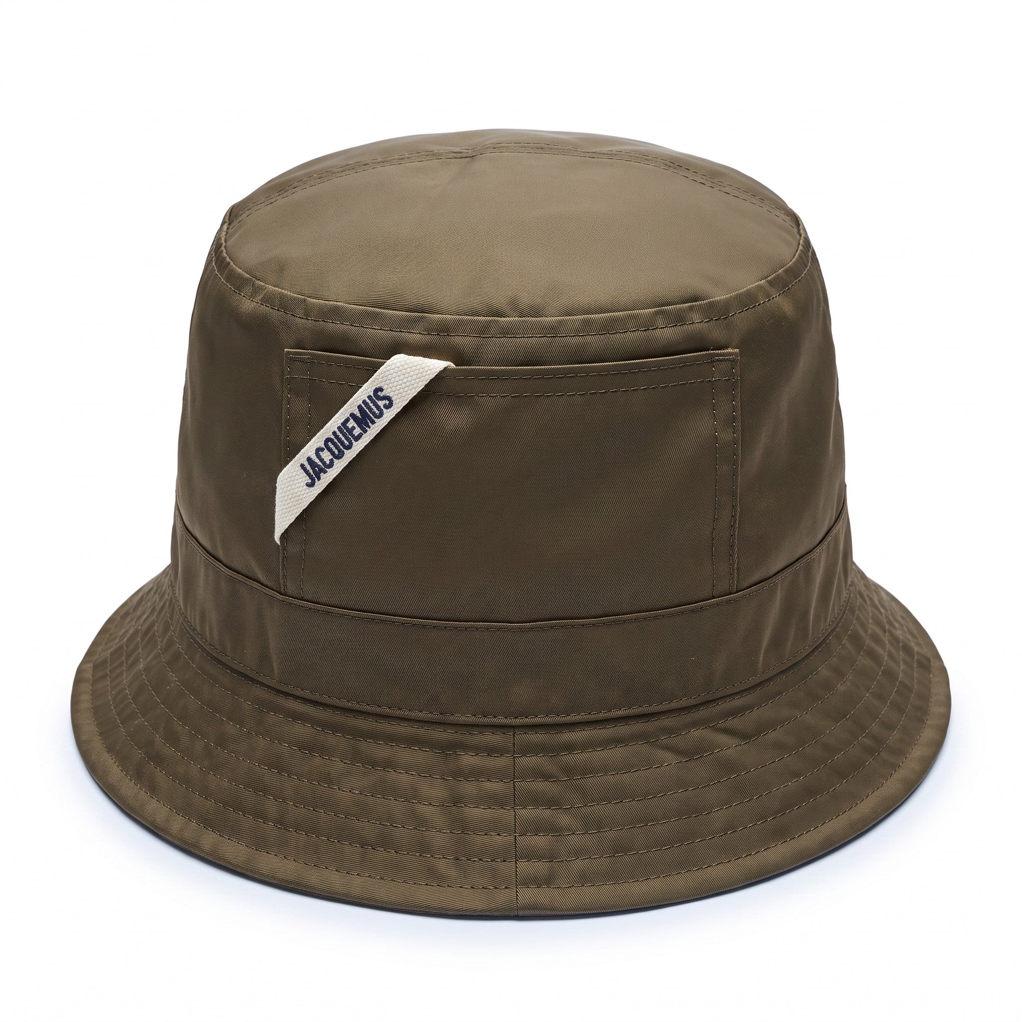 JACQUEMUS KHAKI BUCKET HAT - SIZE 58