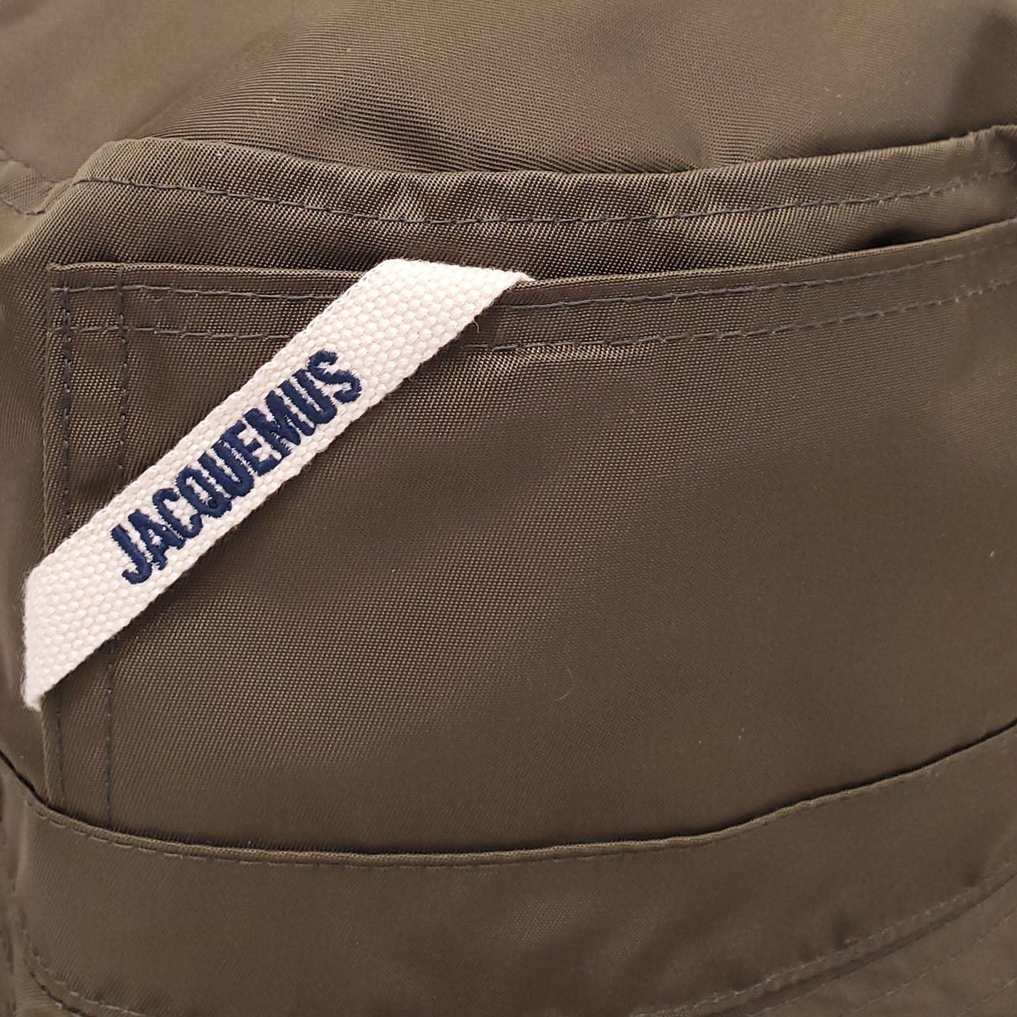 JACQUEMUS KHAKI BUCKET HAT - SIZE 58