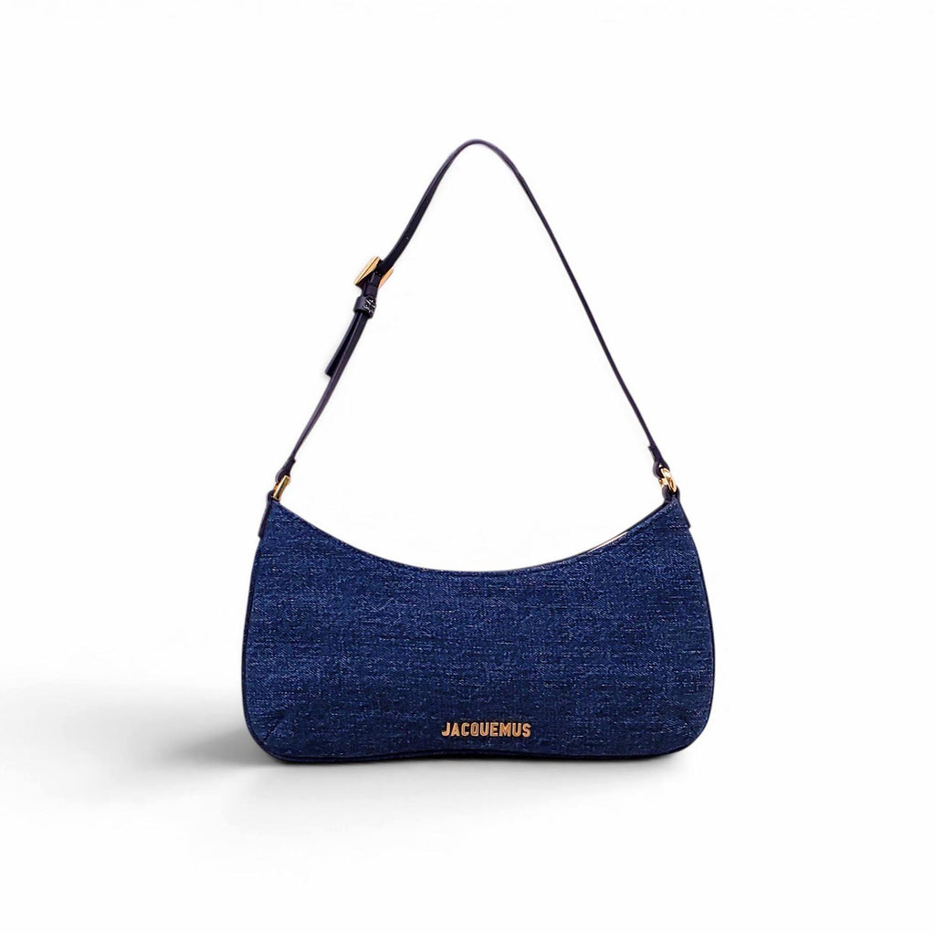JACQUEMUS LE BISOU DENIM SHOULDER BAG