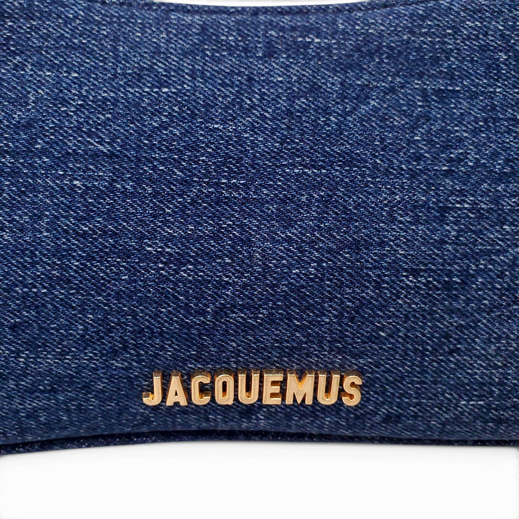 JACQUEMUS LE BISOU DENIM SHOULDER BAG