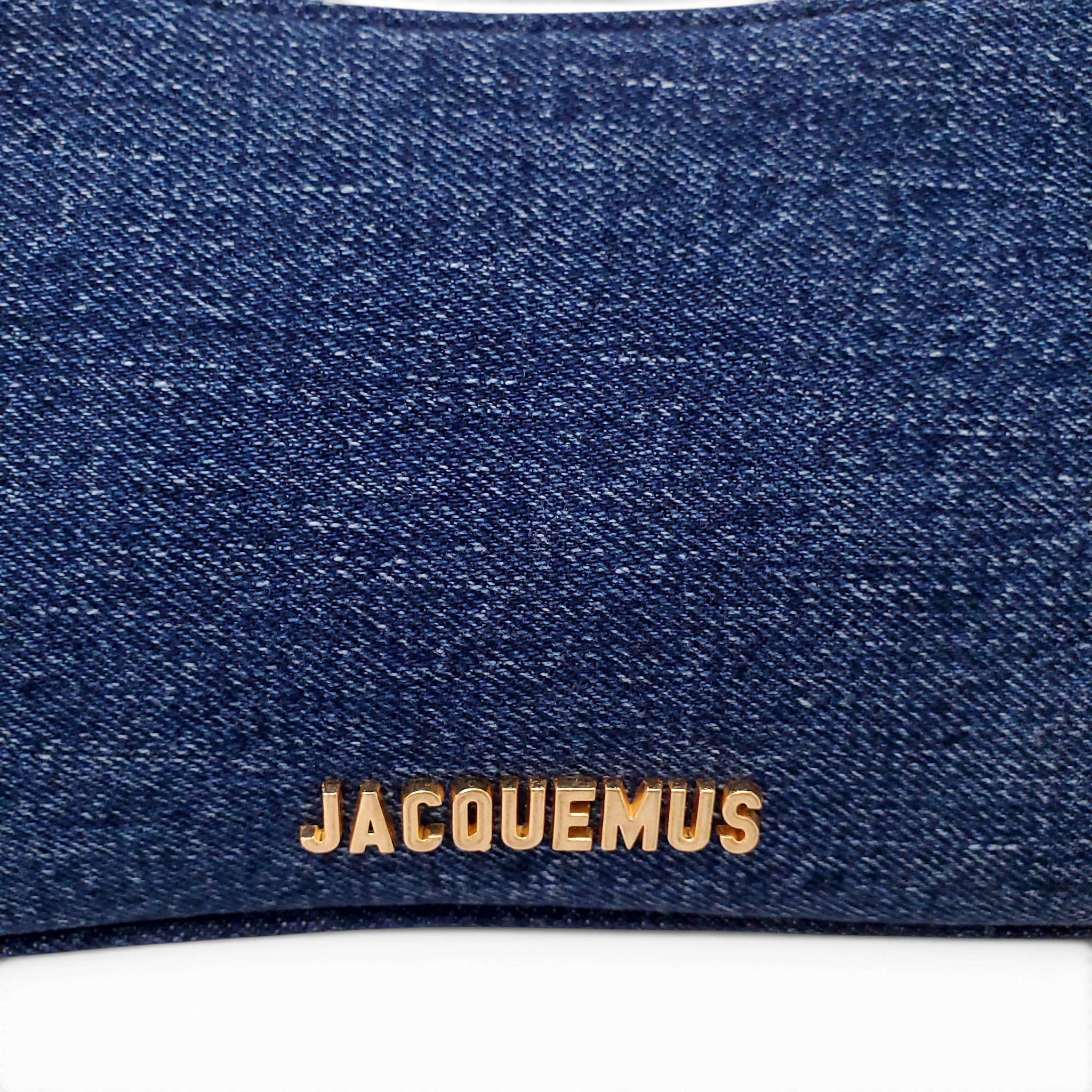 JACQUEMUS LE BISOU DENIM SHOULDER BAG